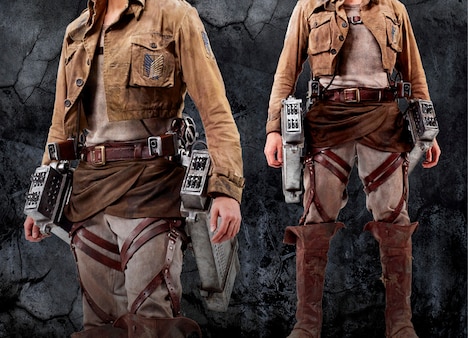 「進撃の巨人」とスバルのコラボキャンペーンにて、抽選で1名に当たる「立体機動装置＆兵団衣装」。(c)2015 映画「進撃の巨人」製作委員会 (c)諫山創/講談社