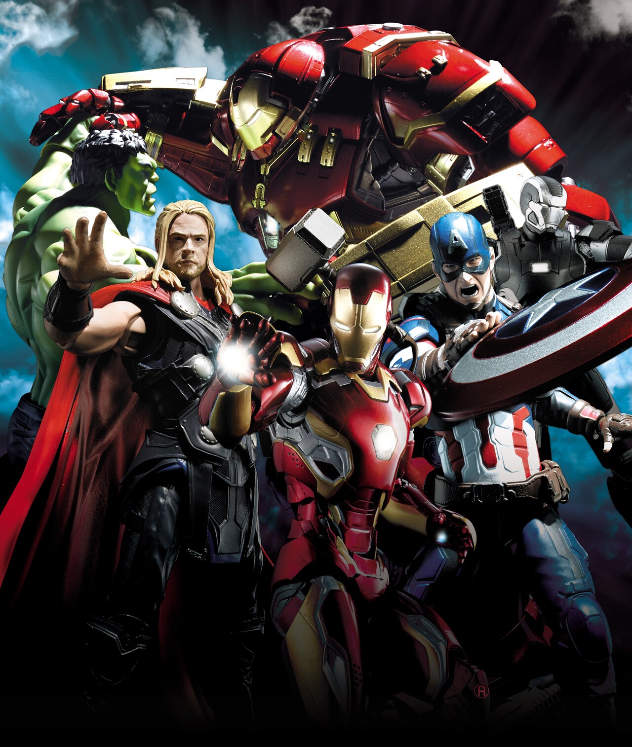 S.H.Figuarts「アベンジャーズ／エイジ・オブ・ウルトロン」シリーズのイメージ画像。(c)MARVEL