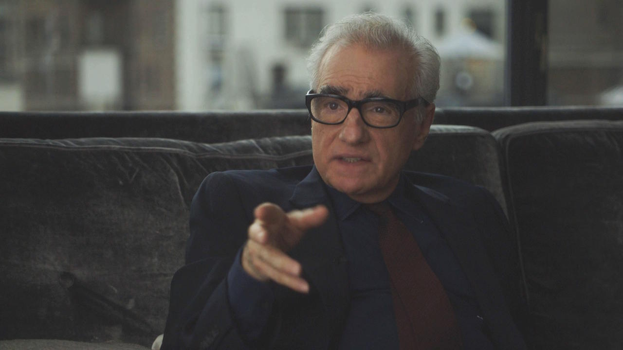 「Hitchcock - Truffaut（原題）」でインタビューに答えるマーティン・スコセッシ。
