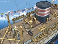 「氷川丸ものがたり」3Dモデリング画像 (c)氷川丸ものがたり製作委員会