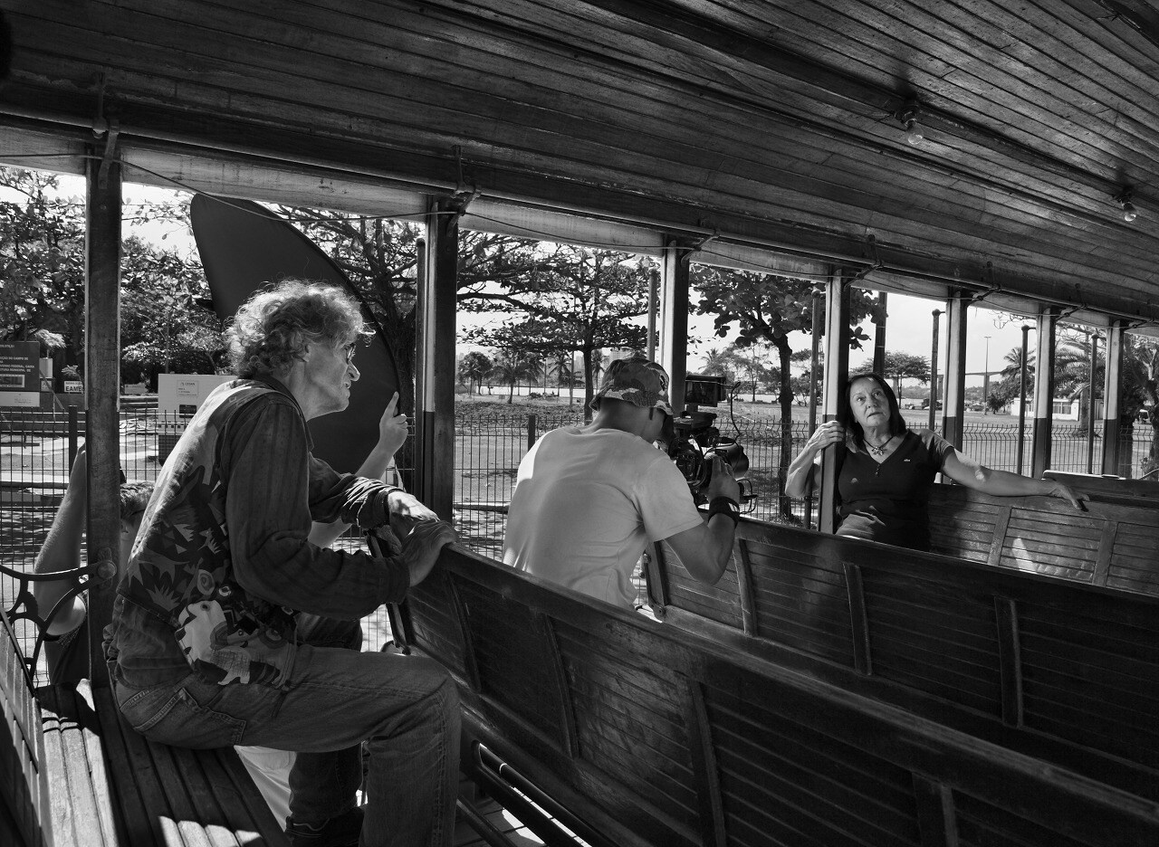 「セバスチャン・サルガド／地球へのラブレター」の撮影風景。(c)Sebastiao Salgado (c)Donata Wenders (c)Sara Rangel (c)Juliano Ribeiro Salgado (c)Decia films-Amazonas Images-2014