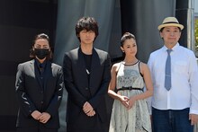 左からざわちん、綾野剛、沢尻エリカ、鈴木おさむ。