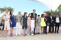 「リトルプリンス 星の王子さまと私」フォトコールの様子。(c)Kazuko Wakayama