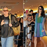 新婚ジョージ・クルーニーが夫婦で来日、「妻と一緒にカラオケへ行きたい」