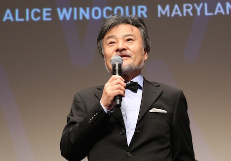 ある視点部門受賞式での黒沢清。(c)Kazuko Wakayama