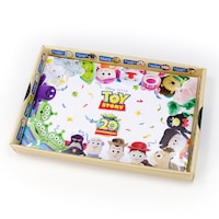 「トイ・ストーリー ビーンズコレクションボックス」紙製ボックスのふた裏面。(c)Disney/Pixar