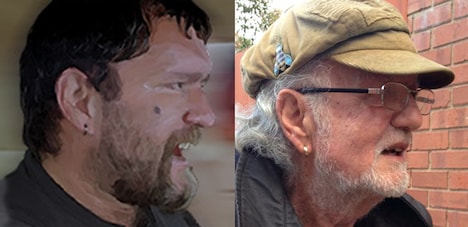 ナイトライダー役のヴィンセント・ギル。