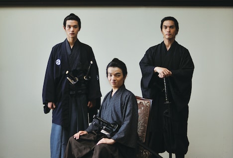 「合葬」より、左から吉森柾之助役の瀬戸康史、福原悌二郎役の岡山天音、秋津極役の柳楽優弥。(c)2015 杉浦日向子・MS.HS/「合葬」製作委員会