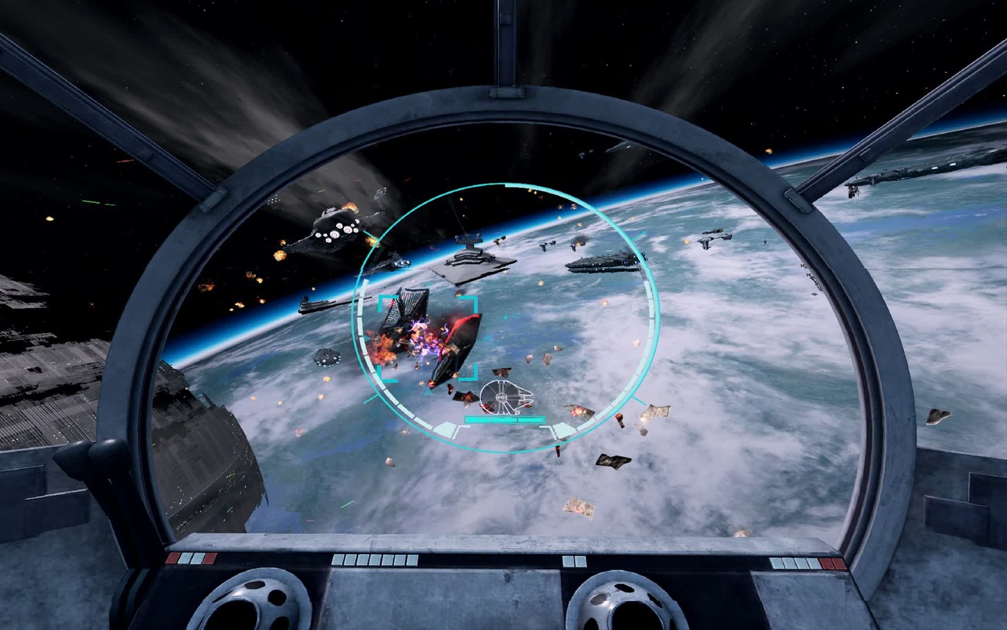 「スター・ウォーズ：バトル ポッド」プレイ画面より STAR WARS(c) ＆ (TM)2014 Lucasfilm Ltd. All rights reserved.