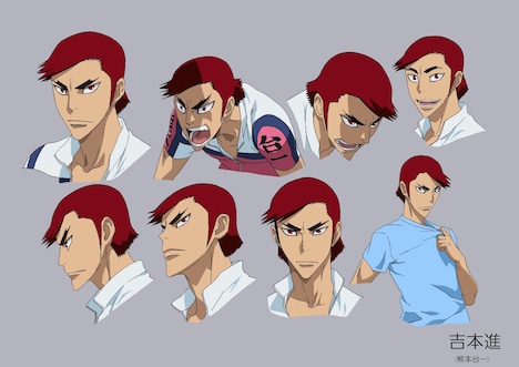 「劇場版 弱虫ペダル」吉本進のキャラクターデザイン画。(c)渡辺航（週刊少年チャンピオン）／劇場版弱虫ペダル製作委員会