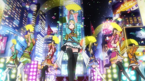 「ラブライブ！The School Idol Movie」のワンシーン。(c) 2015 プロジェクトラブライブ!ムービー