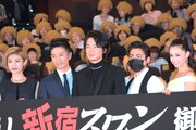 左から山田優、伊勢谷友介、綾野剛、山田孝之、沢尻エリカ。