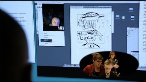 「天才スピヴェット」メイキングシーン(c)2013 ÉPITHÈTE FILMS - TAPIOCA FILMS - FILMARTO - GAUMONT - FRANCE 2 CINÉMA