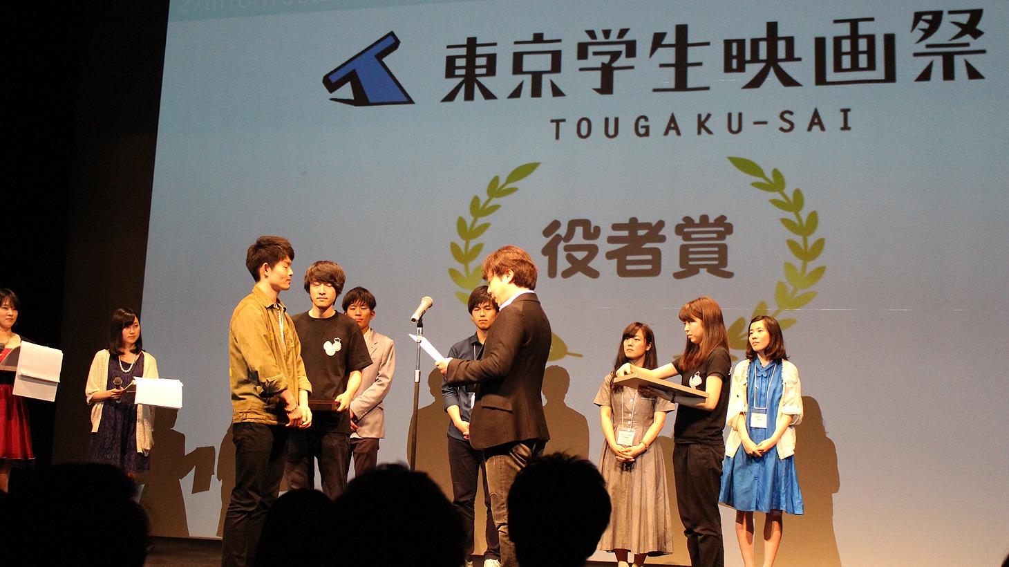 第27回東京学生映画祭の様子。
