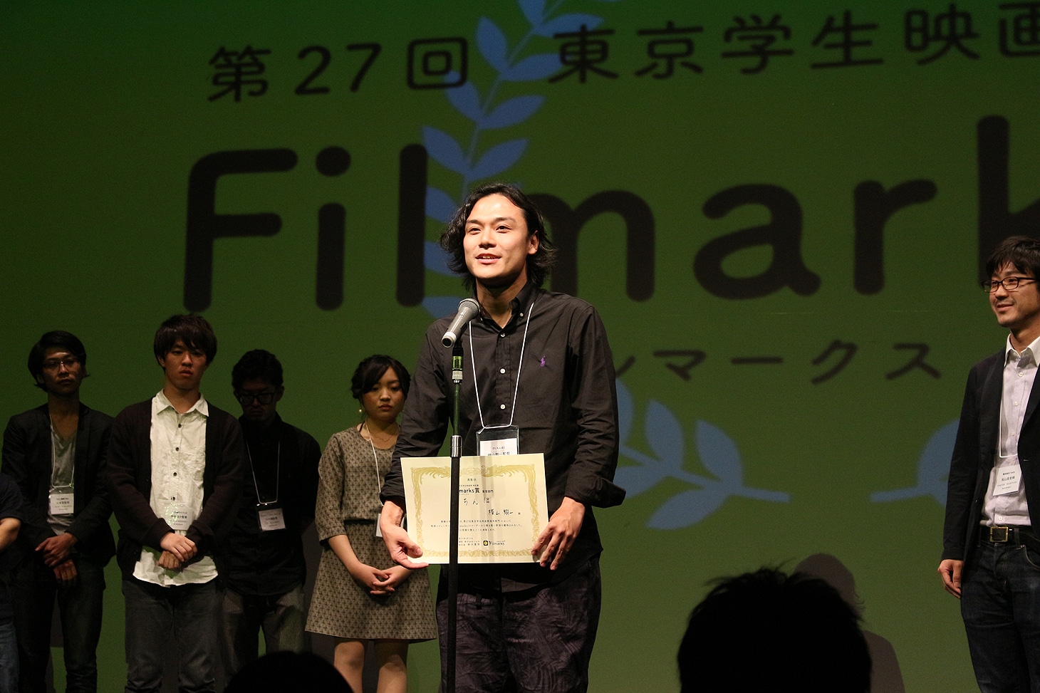 第27回東京学生映画祭の様子。
