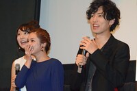 観客が“俊雄お面”を付けているのを見て、桐山漣は「驚きすぎて言葉が出ない」とコメント。