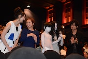 「呪怨 -ザ・ファイナル-」完成披露試写会の様子。