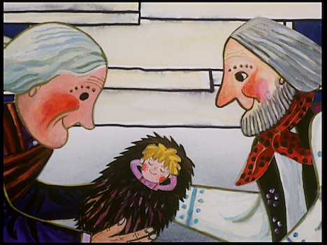 「けしのみ太郎『思いがけないプレゼント』」 (c)Krátký Film Praha, a.s. (c)Země pohádek,a.s. ,Zdeněk Miler, Little Mole a. s.