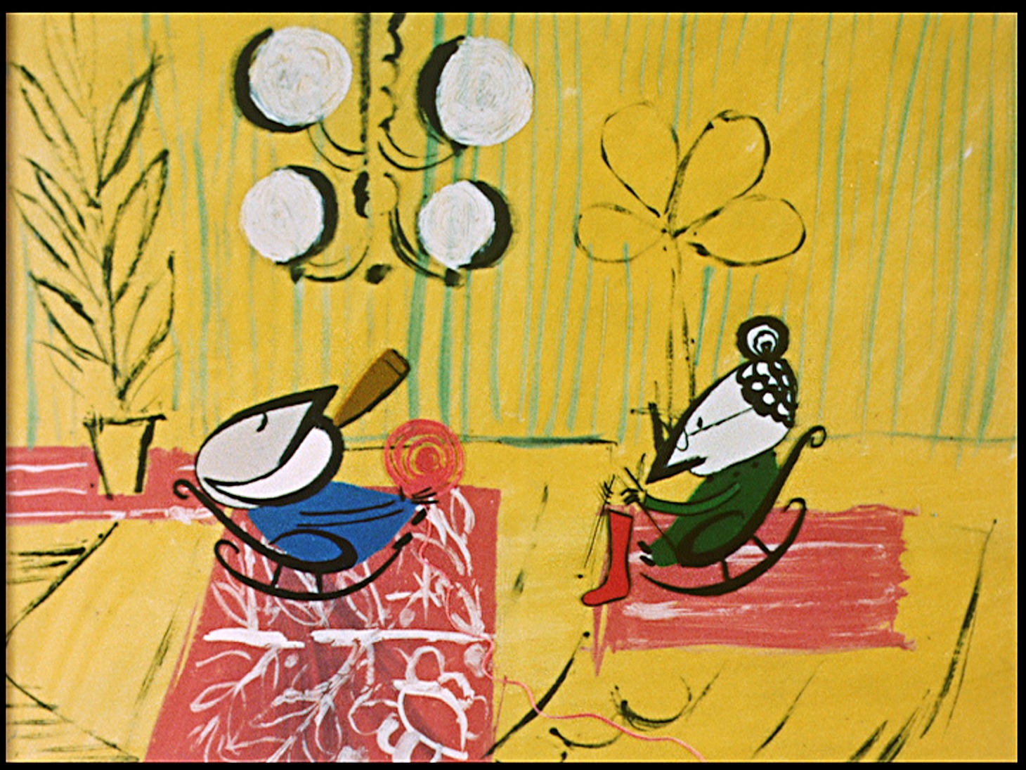 「おじいさんは40人」  (c)Krátký Film Praha, a.s.(c)Země pohádek,a.s. ,Zdeněk Miler, Little Mole a. s.