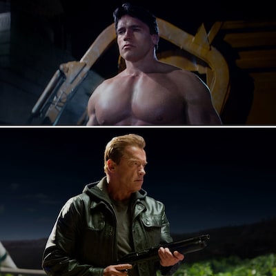 「ターミネーター：新起動／ジェニシス」に登場するアーノルド・シュワルツェネッガー。(c)2014 PARAMOUNT PICTURES. ALL RIGHTS RESERVED.