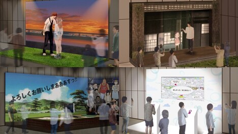 「『バケモノの子』展」展示イメージ (c)2006 TK/FP (c)2009 SW F.P. (c)2012 W.C.F.P (c)2015 B.B.F.P