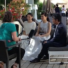 「海街diary」4姉妹、カンヌ晴れ舞台の合間に見せたくつろぎの表情