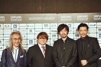 左から杉山知之、水島精二、山崎貴、別所哲也。