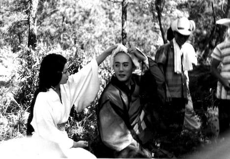 若尾文子と市川雷蔵。