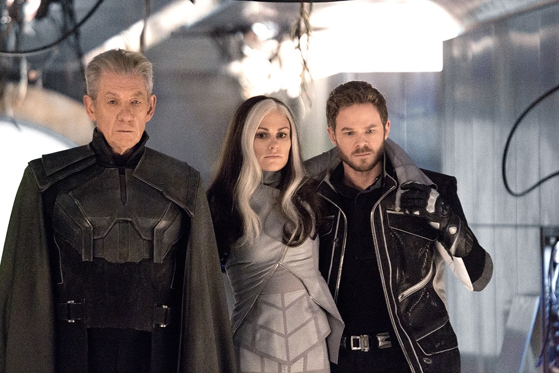 「X-MEN：フューチャー＆パスト」より、左からイアン・マッケラン扮するマグニートー、アンナ・パキン扮するローグ、ショーン・アシュモア扮するアイスマン。(c)2015 Twentieth Century Fox Home Entertainment LLC. All Rights Reserved.