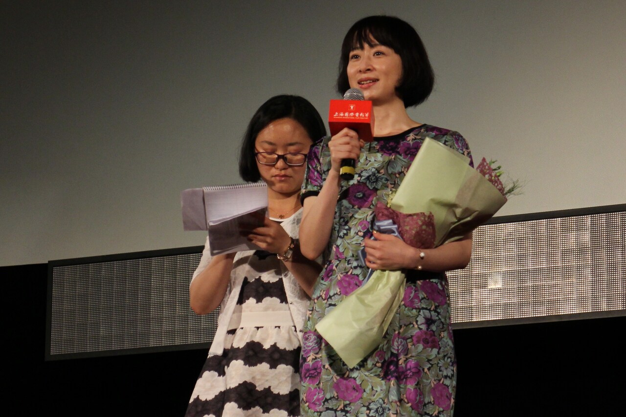 タナダユキ登壇の「ロマンス」ワールドプレミア、上海のファンが「大島最高！」