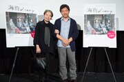 「海街diary」ティーチインイベントの様子。左から樹木希林、是枝裕和。