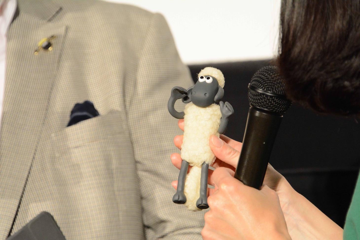 撮影で使用されたショーンのクレイモデル。
