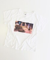 Kastane×「バケモノの子」人間界プリントTシャツ