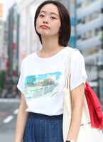 Kastane×「バケモノの子」バケモノ界プリントTシャツ