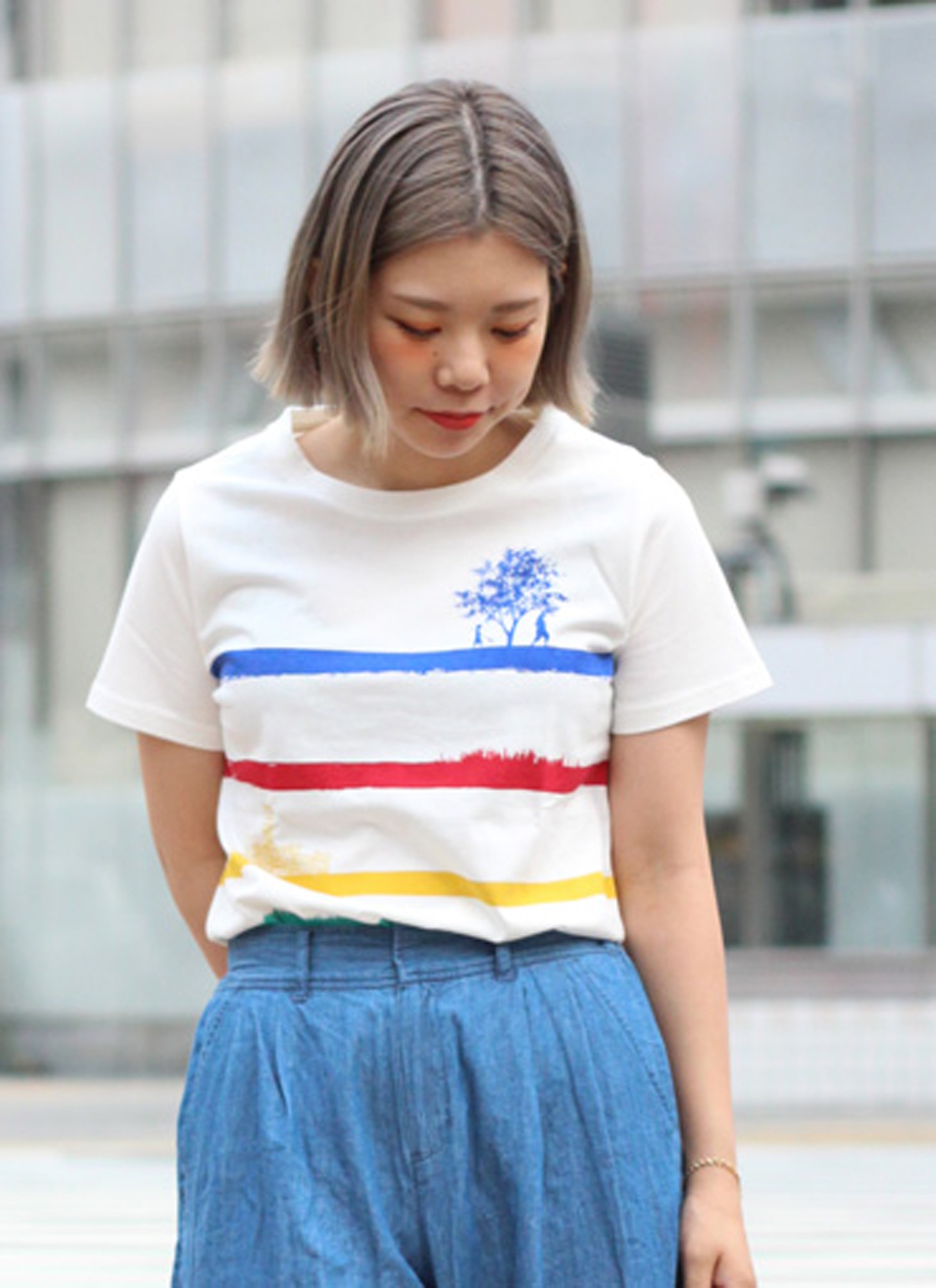 CIAOPANIC TYPY×「バケモノの子」ボーダーTシャツ
