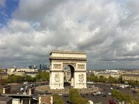 「映画で歩くパリ」より凱旋門。(c)Kuriko Sato