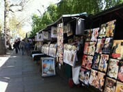 「映画で歩くパリ」より、5区ブキニスト。(c)Kuriko Sato