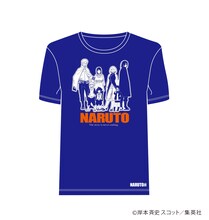 大阪の「連載完結記念 岸本斉史 NARUTO-ナルト-展」で販売される「Tシャツ 火影の未来Ver.デザイン」。(c)岸本斉史 スコット/集英社