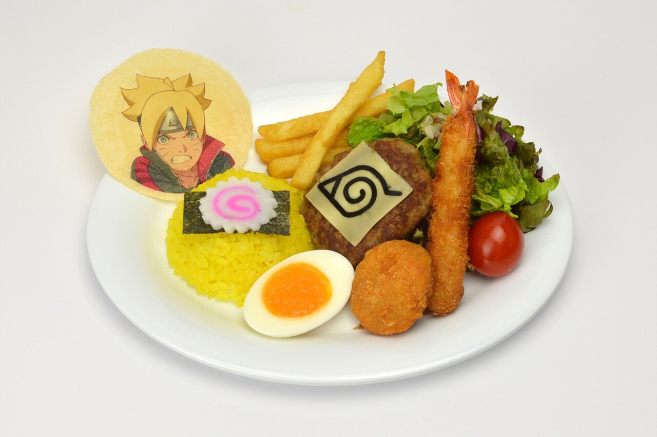 期間限定フードメニュー「ボルトのキッズプレートだってばさ！」 (c)岸本斉史 スコット／集英社・テレビ東京・ぴえろ(c)劇場版ＢＯＲＵＴＯ製作委員会 2015