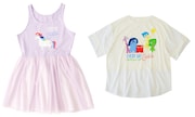 左からPastel dress、Big mesh change T-shirt。価格:各3769円。(c) 2015 Disney/Pixar.