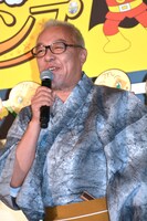 ばいきんまんの声で挨拶し、子供たちを驚かせた中尾隆聖。