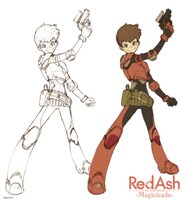 「Red Ash THE ANIMATION -Magicicada-」キャラクターデザイン画 (c)Beyond C.