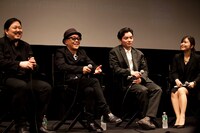 「さよなら歌舞伎町」上映後Q＆Aの様子。 Photos by Mayumi Nashida