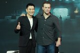 左からアンディ・ラウ、マット・デイモン。（写真提供：CHINAFOTOPRESS / MAXPPP / ゼータ イメージ）