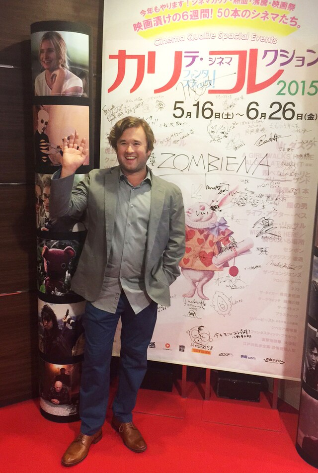 「カリコレ2015」上映作品「Mr.タスク」の舞台挨拶に訪れた、ハーレイ・ジョエル・オスメント。