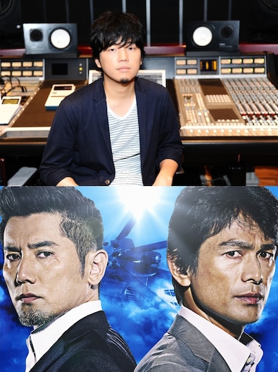 上は秦基博、下は「天空の蜂」ビジュアル。(c)2015「天空の蜂」製作委員会