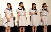 左から桜井玲香、深川麻衣、高山一実、松村沙友理。