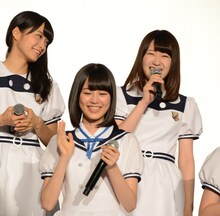 「悲しみの忘れ方 Documentary of 乃木坂46」舞台挨拶の様子。