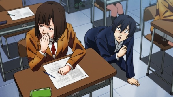 アニメ「監獄学園」第1話より。(c)平本アキラ・講談社／八光学園裏生徒会