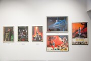 「機動戦士ガンダム展 THE ART OF GUNDAM」会場の様子。